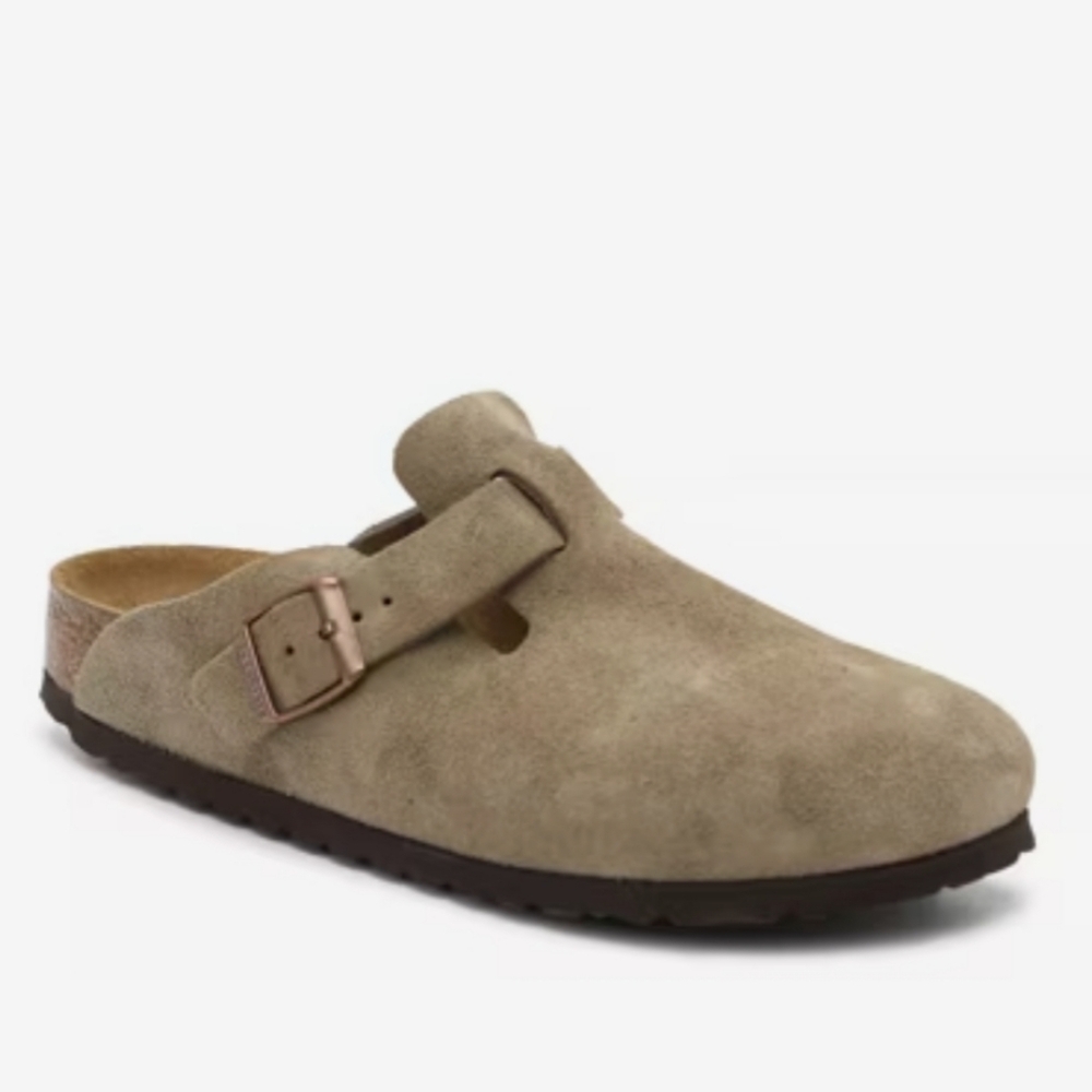 Birkenstock Boston Soft Footbed Suede Clogs Size 6 - Picture 3 of 12